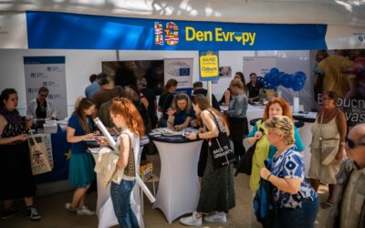 Test digitálních dovedností Europass na festivalu při příležitosti Dne Evropy