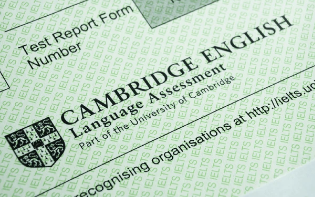Mezinárodní zkouška Cambridge English nanečisto